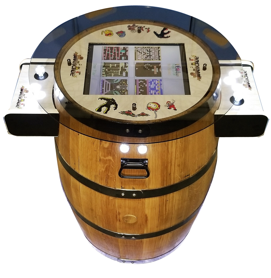 Bourbon Barrel Arcade Machine Custom Multicades