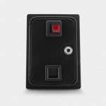 single coin arcade door